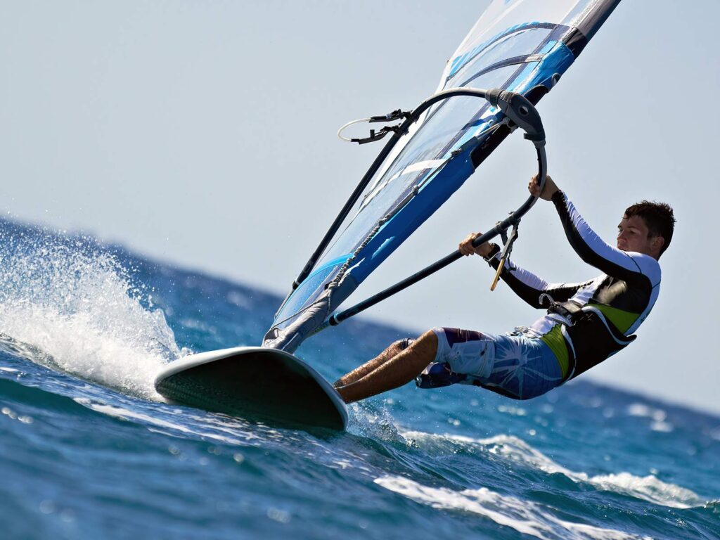 aegean windsurfing in Paros